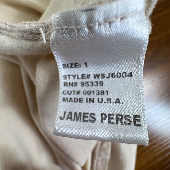 James Perse Standard Size 1 Small Cream Spaghetti Strap Midi Dress Supima Cotton - Picture 5 of 11